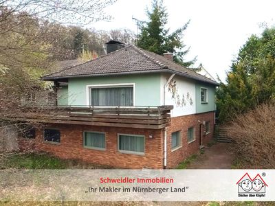 XXL-Bungalow mit viel Potenzial und tollen Nutzungsmöglichkeiten in ruhiger Lage von Hiltpoltstein