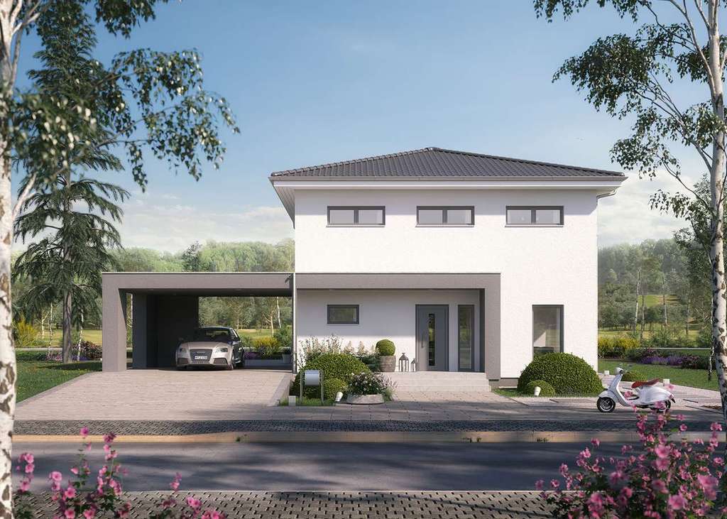 🏗️🏡 Stadtvilla mit exklusivem Grundriss 🚧 als Effizienzhaus sucht Baufamilie! 💚