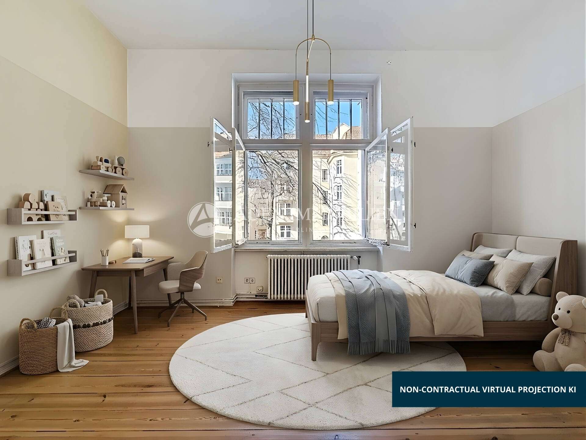 Sehr schöne Altbauwohnung im 1.OG – 3 Zimmer mit Balkon und Abstellraum! Renovierungsbedürftig., Berlin – Bild 4