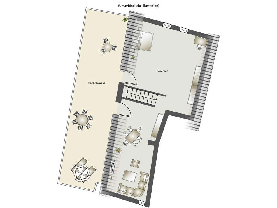 Grundriss Spitzboden
