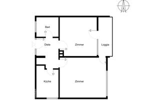 2 Zimmer + Balkon mit toller Anbindung und Naherholung – Die vollständige Adresse der Immobilie erhältst du vom Anbieter., 50739 Bilderstöckchen, Köln – Vorschaubild 12