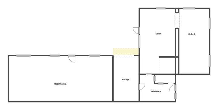 Grundriss Skizze 1. UG