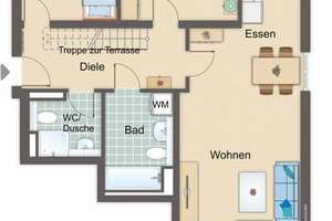 Penthouse-Wohnung über 2 Etagen mit 50m² Dachterrasse! 2 Bäder! Top-EBK! S-Bahn! Wie neu! – Gret-Palucca-Weg 6, 81245 Altaubing, München – Vorschaubild 22