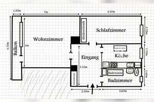 Tauschwohnung: feine2-Zim.-Wohnung mit Balkon, gegen 3 od. 4 Zim.- Wohnung