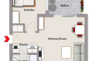Sichere Kapitalanlage: Vermietete 2-Zimmer-Wohnung mit Balkon in Karlsruhe-Durlach – Die vollständige Adresse der Immobilie erhältst du vom Anbieter., 76227 Durlach, Karlsruhe – Vorschaubild 13
