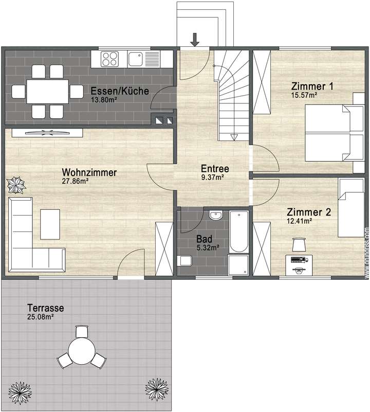 Grundriss Erdgeschoss