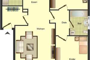 Demnächst frei! 3-Zimmer-Wohnung am Hackenberg