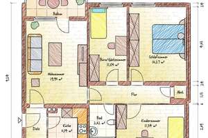 Funktional & gut aufgeteilt: 4 Zimmer mit Balkon – Die vollständige Adresse der Immobilie erhältst du vom Anbieter., 28329 Gartenstadt Vahr, Bremen – Vorschaubild 8