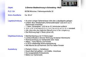 Tauschwohnung: Neuschwabing, 43qm mit 4qmBalkon, beste Lage – Fallmerayerstr 32, 80796 Am Luitpoldpark, München – Vorschaubild 7
