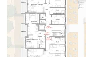 Karree Weichs - Wohnung A.06 – Johannisstraße 13, 93059 Weichs, Regensburg – Vorschaubild 9