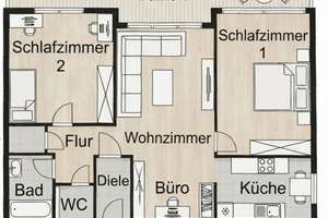 Kernsanierte Eigentumswohnung mit Weitblick & Tiefgaragenstellplatz (Kein Makler) – Neuwieder Straße 5, 28325 Tenever, Bremen – Vorschaubild 11