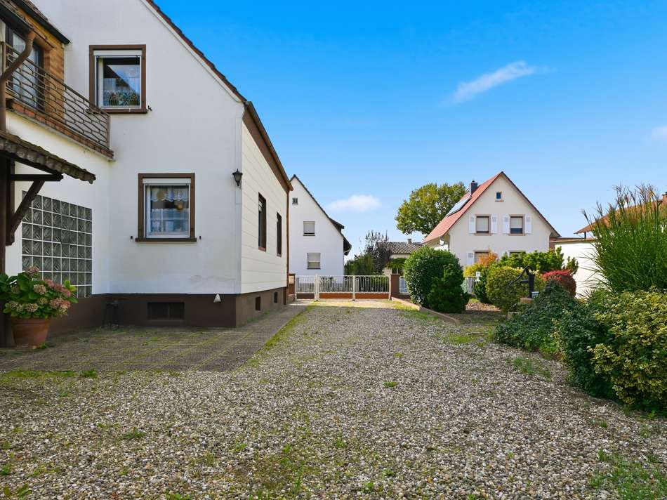 Rückansicht und Hof