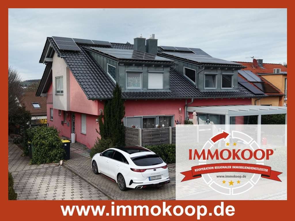 Immobilie in Großbottwar - TOP gepflegte Doppelhaushälfte mit Einliegerwohnung - hier lässt sich entspannt leben - Bild 0