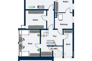 Architektonisch starkes, massives EFH mit 243 m² WFL, 1.018 m² Grund & Potential nahe Düsseldorf – Die vollständige Adresse der Immobilie erhältst du vom Anbieter., 47259 Huckingen, Duisburg – Vorschaubild 41