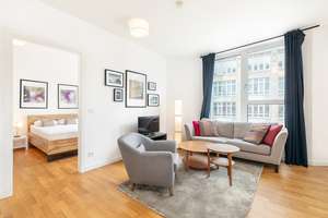 Chausseestr., Mitte: Helle 2 Zimmer Neubauwohnung, "Living 108", 3. OG, Gemeinschaftsterrasse, Lift – Chausseestr. 108, 10115 Mitte (Ortsteil), Berlin – Vorschaubild 9
