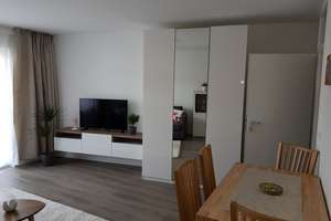 Sanierte 1 Zimmer Wohnung, Loggia, IKEA-möbliert, neues Bad, ruhige Hoflage – Plinganserstr. 17, 81369 Sendlinger Feld, München – Vorschaubild 7