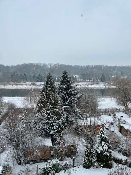 Blick zur Elbe