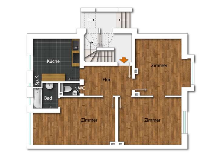 Grundriss Erdegschoss