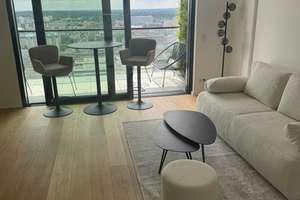 Eden Tower 23: Furnished Apartment | 23rd Floor | Gym, Rooftop & 24/7 Concierge – Europ-Allee 11, 60327 Gallus, Frankfurt am Main – Vorschaubild 2
