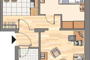 2-Zimmer-Wohnung in Dortmund Kemminghausen – Rübezahlweg 33, 44339 Eving (Ortsteil), Dortmund – Vorschaubild 2