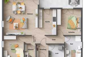 NEU in Zeitz! Grundstück mit Haus nach Wunsch – alles aus einer Hand - Winkelbungalow 108 – Burgenlandkreis – Vorschaubild 2