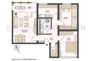 Köln-Neubrück: Gepflegte 77qm-Erdgeschosswohnung im Parkcharakter- Energieeffizienz B – Die vollständige Adresse der Immobilie erhältst du vom Anbieter., 51109 Neubrück, Köln – Vorschaubild 21