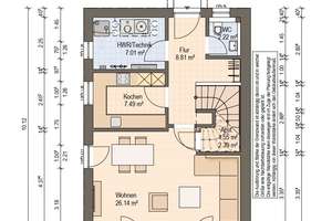 Neubau Doppelhaushälfte in Ainring - modern, kostengünstig, energiesparend - für die junge Familie – Bahnhofstraße 21, 83404 Ainring – Vorschaubild 4