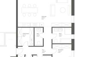 QNG-Neubau: 4-Zimmer-Wohnung mit Balkon in ruhiger Sackgassenlage – Pommernstraße 12, 48167 Gremmendorf-West, Münster – Vorschaubild 3
