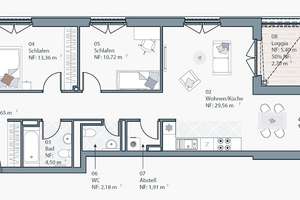 Einbauküche, ruhige 3-Zimmer-Wohnung – Kötzschenbroder Straße 25, 1139 Mickten, Dresden – Vorschaubild 9