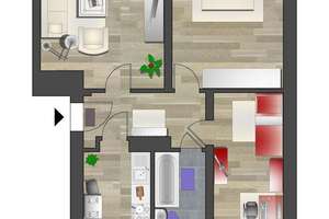 3-Raum-Erdgeschosswohnung in zentraler Lage – Fritz-Reuter-Str. 28, 9111 Zentrum, Chemnitz – Vorschaubild 6