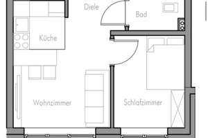  2-Zimmer-Wohnung in Kiel Neubau Erstbezug KFW 40 – Harmstraße 7, 24114 Südfriedhof, Kiel – Vorschaubild 2