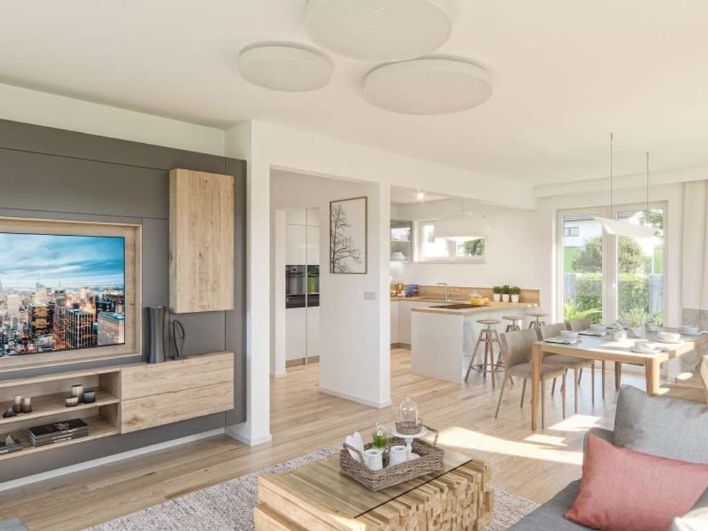 Immobilie in Oberostendorf - Bezugsfertiges, attraktives EFH CLOU 140.1, wie Abb., incl. Grundstück zzgl. NK - Bild 3