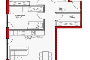 Hochwertige 3-Zimmer-Balkonwohnung nähe Passau zu vermieten – Pfarrer-Siegfried-Kroiss-Strasse 36, 94113 Tiefenbach – Vorschaubild 17