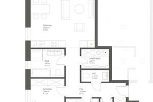 QNG-Neubau: 4-Zimmer-Wohnung mit Balkon in ruhiger Sackgassenlage – Pommernstraße 12, 48167 Gremmendorf-West, Münster – Vorschaubild 3