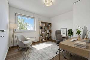 "OBEN ANGEKOMMEN": Sonnige & ruhige Penthouse-Wohnung mit Aufzug, Weitblick und modernem Wohnkomfort – Die vollständige Adresse der Immobilie erhältst du vom Anbieter., 81369 Mittersendling, München – Vorschaubild 4