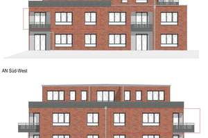 Ihre Neubau 2-Zimmer-Wohnung im 1. OG im KfW 40 Standard - Wohnquartier "Zum Roten Berge" – Die vollständige Adresse der Immobilie erhältst du vom Anbieter., 48165 Hiltrup-Mitte, Münster – Vorschaubild 4