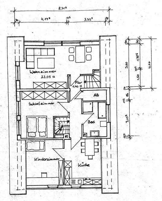 Grundriss Obergeschoss