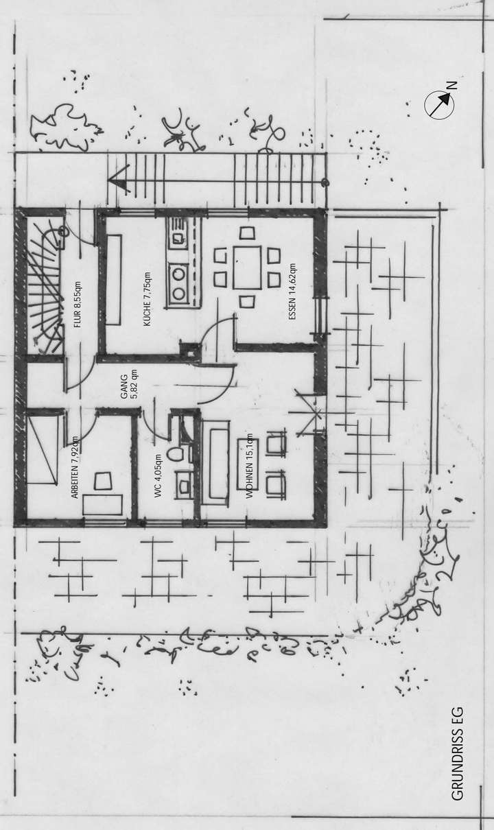 Grrundriss Ahronweg 33 EG Zeic