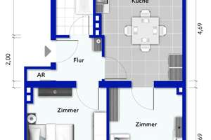 Singles und Paare aufgepaßt! Lichtgeflutete 2-Zimmer-Wohnung mit Balkon in Gelsenkirchen-Mitte – Vittinghoff-Siedlung 18, 45881 Schalke, Gelsenkirchen – Vorschaubild 19
