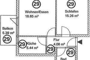 2-Zimmer-Wohnung citynah und grün! – Hellestr. 16, 39112 Sudenburg, Magdeburg – Vorschaubild 15