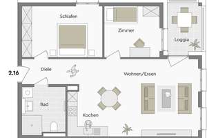 HEUTE SCHON AN MORGEN DENKEN-Seniorenzentrum Blumenviertel KfW 40 QNG – Die vollständige Adresse der Immobilie erhältst du vom Anbieter., 75031 Eppingen – Vorschaubild 4