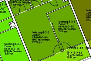 Barrierefrei auf 62 m² - 2-Zimmer Wohnung mit großem Balkon im Herzen von Mainz – Die vollständige Adresse der Immobilie erhältst du vom Anbieter., 55116 Altstadt, Mainz – Vorschaubild 11