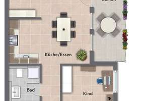 3-Zimmer-Wohnung mit Balkon & Stellplatz – Nahe Landschaftsschutzgebiet – Die vollständige Adresse der Immobilie erhältst du vom Anbieter., 76149 Neureut, Karlsruhe – Vorschaubild 14