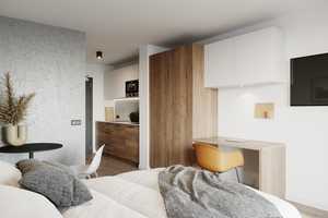 uniQ living // Neubau - Studentenapartment mit Loggia // KFW + 5%-Afa – Hofgartenweg 14, 93051 Regensburg – Vorschaubild 6