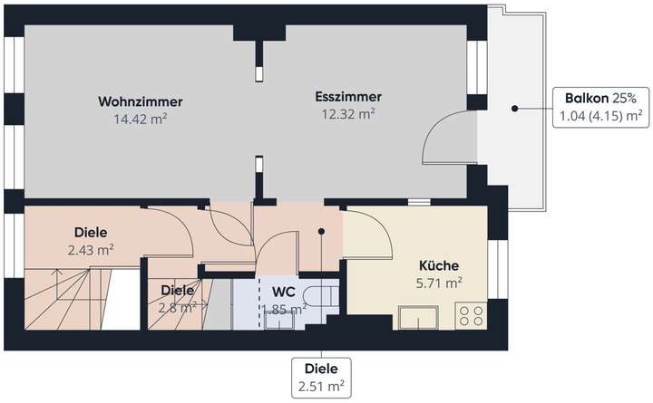 S&P | Grundriss Obergeschoss