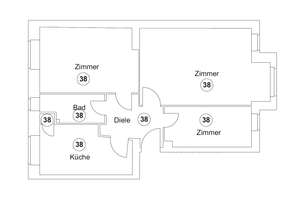 Freie 3-Zimmerwohnung mit praktischem Grundriss im ruhigen Tempelhof – Die vollständige Adresse der Immobilie erhältst du vom Anbieter., 12103 Tempelhof, Berlin – Vorschaubild 16