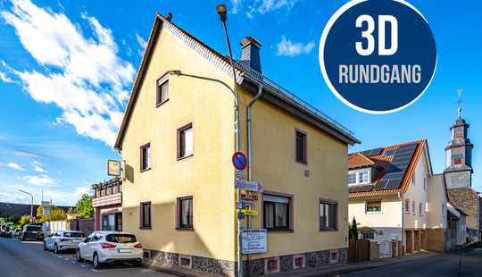 Bild von Schöneck-Oberdorfelden: Charmantes Einfamilienhaus mit flexibel gestaltbarer Laden- / Bürofläche