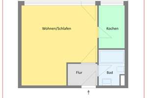 1 Zimmer-Wohnung mit Münsterblick in zentraler Lage von Ulm – Die vollständige Adresse der Immobilie erhältst du vom Anbieter., 89077 Weststadt, Ulm – Vorschaubild 6