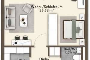 Attraktives 1-Zimmer-Apartment in Bogenhausen mit guter Aussicht | Kapitalanlage – Freischützstraße 110, 81927 Johanneskirchen, München – Vorschaubild 14