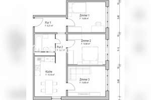 Tauschwohnung: 2 bis 3 Raumwohnung mit geeigneter Umgebung für Katzen gesuc
